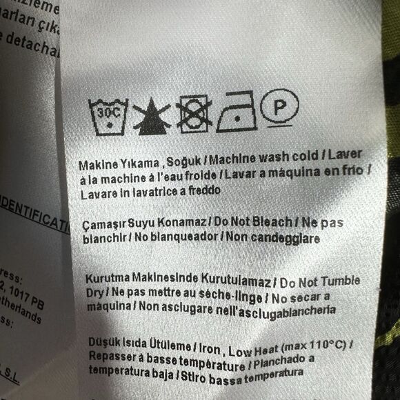 Anthropologie Exquise Wrap Blouse XL Green Black Tiger Print‎ NWT $190 - Picture 11 of 16